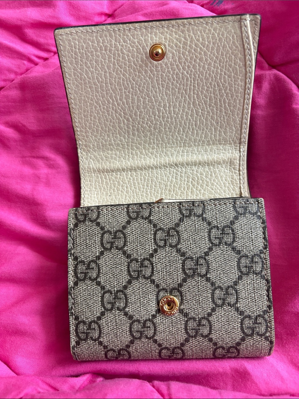 Gucci Compact Wallet Double Bifold GG Supreme - Picture 7 of 13
